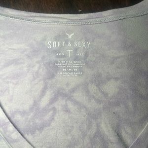 Soft and sexy American eagle tie dye top